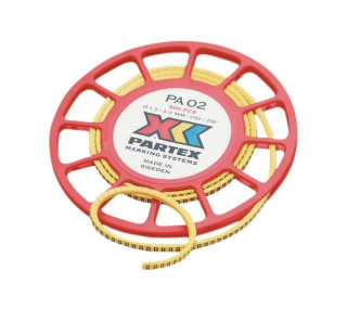 PA-02003SV40.5 - Cable Markers, '5' PA 3 mm Reel of 500 pieces, Partex main