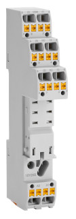 Plug-in socket, logical version, for 2-pole RXT relay