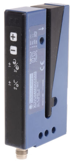 Foto sensors, Ultraskaņas sensors label fork 60x3, 12...24 V DC, PNP/NPN NO/NC connect M8, XUVU06M3KSNM8