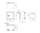 Metal distribution enclosure, 200 x 200 x 155 (H x W x D), IP65, WKT2020150 Schrack Technik alt_view_5