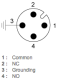 Limit switch, XCMD, steel ball bearing mount. roller lev., 1C/O, snap, M12, XCMD2117M12 alt_view_3