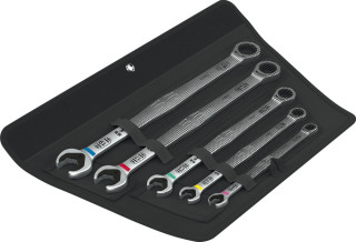 6007 Joker 5 Set 1 Ring ratchet spanner set, 5 pieces, 05020380001 Wera main