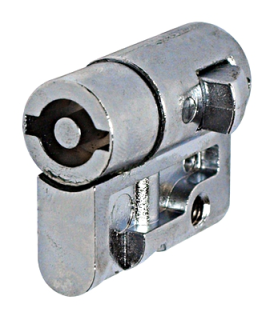 Half cylinder lock with double-bit insert 5 mm, L=40 mm