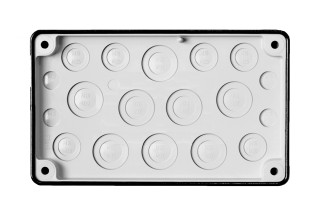 Cable entry gland plate, 4xM16, 6xM25/16, 8xM32/20, IL958002A Schrack Technik
