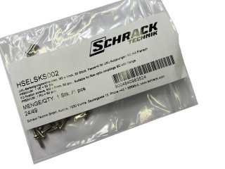 FO fixation screws, M2 x 6mm, 50 pcs., HSELSKS002 Schrack Technik