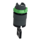 Key selector switch head, Harmony XB5, plastic, black, 22mm, key 455, 3 positions, stay put alt_view_3