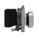Push button, metal, Harmony XB4, flush, green, 22mm, spring return, marked I, 1NO alt_view_2