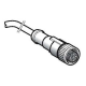Konektors M12/5p ar vadu 2m main