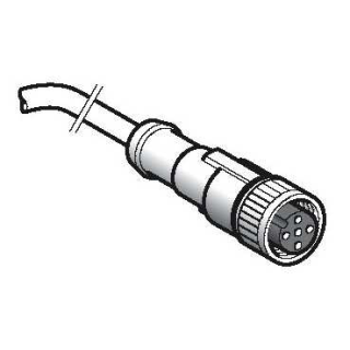 Konektors M12/5p ar vadu 2m