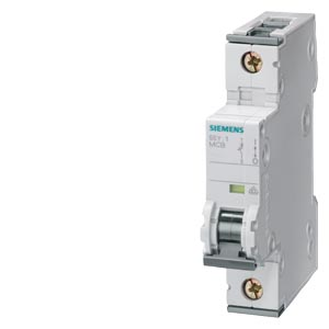 Miniature circuit breaker 230/400 V 10 kA, 1-pole, C, 8 A, D=70 mm, 5SY4108-7, Siemens main