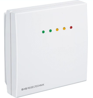 1501-61C0-7331-500 Room air quality sensor (VOC), 0...100 % air quality - VOC - volatile organic substances, 0-10V / 4..20mA + changeover contact, colored LEDs IP30, AERASGARD® RLQ-W-A main