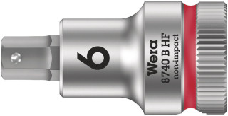 8740 B HF Zyklop bit socket with holding function, 3/8" drive, 6 x 35 mm, 05003035001 Wera main