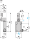 XCMH Limit Switches Miniature Plastic Metal Roller Lever NC + NO Snap L1, XCMH2115L1 alt_view_2