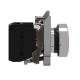 Push button, Harmony XB4, metal, flush, red, 22mm, spring return, marked O, 1NC alt_view_2