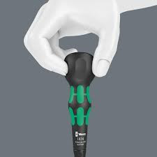 1834 Плоская отвёртка Kraftform Ball-Grip - для мастерской, 1 мм x 6 мм x 100 мм, 05007900001 Wera main