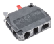 Single contact block, Harmony XB4, silver alloy, screw clamp terminal, 1NC alt_view_2