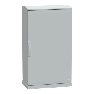 Floor standing polyester enclosure, PanelSeT PLA, open bottom, ventilated canopy, 1250x750x420mm, IP44, IK10 main