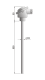 Termopāris ar galvu K tipa, 22 x 800mm, DIN B, -200….1100°C, TP-691 Czaki alt_view_2