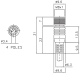 Konektors ar kabeli CS-B1-02-G-07, M8, 4-PIN, taisns, mamma, kabelis 7m, IP67, 95A251440 Datalogic alt_view_2