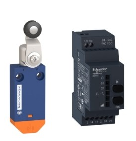 Wireless pack, Limit switches XC Standard, limit switch XCMW, of XCMW115 + receiver 2 relays, XCMWD15 main