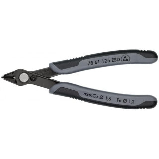 Electronic-Super-Knips ESD precīzijas sānu griezējknaibles, 78 61 125 ESD Knipex main