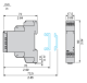 dual function relay, Harmony Timer Relays, 8A, 1CO, 1s..100h, on delay, cadmium free, 24V DC or 24...240V AC DC alt_view_4