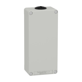 Die cast empty control station, Harmony XAP, XB2 SL, zinc alloy, grey, M25, undrilled, 80x175x51,5mm main