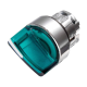 Head for illuminated selector switch, Harmony XB4, metal, green handle, 22mm, universal LED, 3 positions, stay put alt_view_2