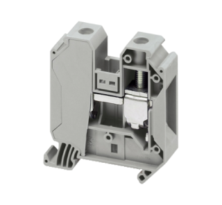 Terminal block, Linergy TR, grey, 35mm², passthrough, 2 points, set of 10 main