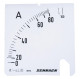 Scale Plate, 96x96mm, 80/160/5A AC, MGS59080-A Schrack Technik main