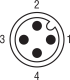 CQ35-25NPP-KC1 Capacitive proximity sensor Sn=25mm, PNP, NO/NC, Non-Flush, Male connector M12, 4-pin, Dimensions 35 x 69.5 x 15 mm (W x H x D) 6020479 Sick alt_view_4