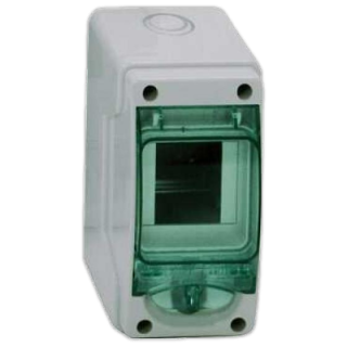 Mini enclosure for modular device, Mureva Enclosure, 1x3 modules, without terminal block