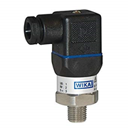 Pressure sensor for water, WIKA Model A-10, Vacum -1...+15bar ; DC8...30V; 4...20ma; G1/4 ; DIN-A ; DC 8...30V main