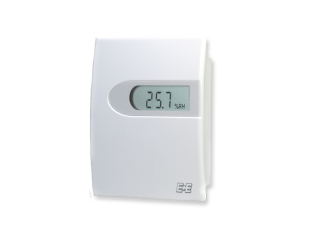EE10-M1A6D1, Model: Humidity + Temperature, Output: 4-20 mA, T-sensor passive: none, Display: with display, Enclosure: EU-Standard (RAL9003 / RAL7035), Temperature Unit: °C, Scale T low: 0 °C Scale T high: 50 °C EE10M1A6D1 E + E Elektronik main