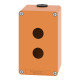 EMPTY ORANGE 2 HOLES CONTROL BOX main