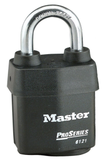 6121MK | Pro Series padlock 5 pin cylinder - boron alloy shackle - Master Keyed main