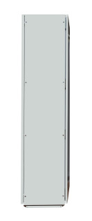 Side panels (pair) H=1800 D=500 mm sheet steel RAL7035 main