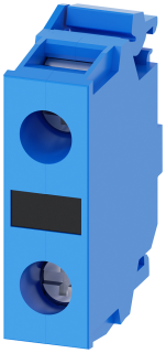 Support terminal, blue, screw terminal, for floor mounting, 3SU1400-2DA50-1AA0, Siemens main