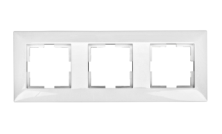 Three gang frame, Design CLASSIC, white EV105003-- Schrack Technik main