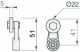 Limit switch lever, ZCKY, thermoplastic roller -40...70 Â°C, -40...70 Â°C, ZCKY11 alt_view_2