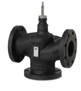 Трехходовой клапан VXF63.80-80, фланцевый, PN40., Siemens, S55210-V142 main
