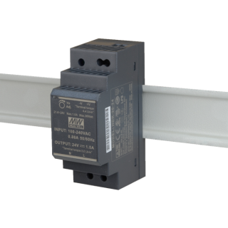 Power Supply; DIN; 36W; 24V; 1.5A; 85-264VAC; 120-370VDC, MeanWell, HDR-30-24 main