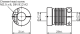 KUP-1010-B BELLOW COUPLING stiprinājums, vārpstas diametrs 10 mm / 10 mm, 5312983 Sick alt_view_2