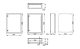 Metal distribution enclosure, 800 x 600 x 210 (H x W x D), IP65, WSA8060210 Schrack Technik alt_view_2
