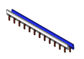 Busbar N+1, 12xRCBO N+1/1MW, 12MW, for AI, BS990070--, Schrack Technik