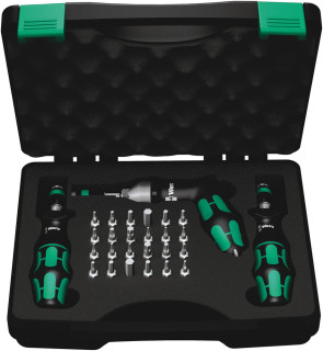 7440/41/42 Kraftform torque screwdriver set 0.3-6.0 Nm, 27 pieces, 05074739001 Wera main