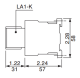Kontaktors 4kW, 3P, 1NC, 9A, spole 24VDC, LP1K0901BD Schneider Electric alt_view_4