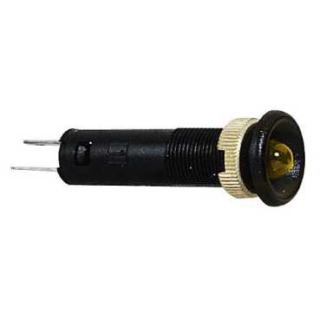 LED Ø8mm dzeltens 12VDC main