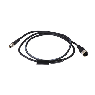 Jumper cable XZ, male straight M8 3 pin, female straight M12 5 pin, PUR 2 m, XZCR2711037T2