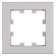 One gang frame, Design CUBIC, silver, EV125301 Schrack Technik main